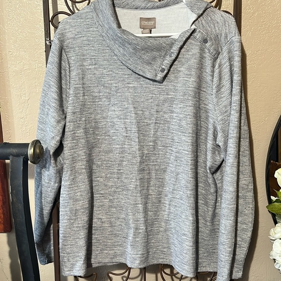 Chico's Gray Women's Top - Picture 1 of 4
